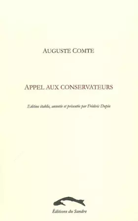 Couverture du produit · Appel aux conservateurs (1855)