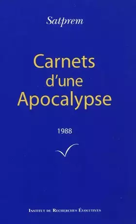Couverture du produit · Carnets d'une Apocalypse: Tome 8 (1988)