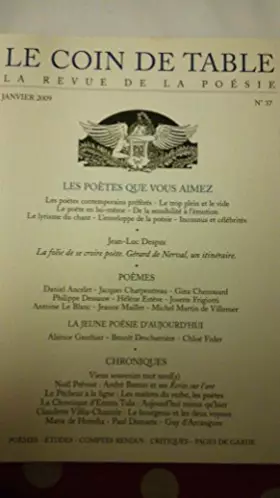 Couverture du produit · Le coin de table Num 37