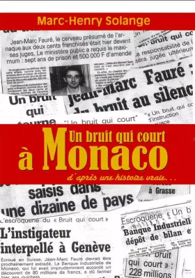 Couverture du produit · Un bruit qui court à Monaco