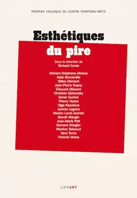 Couverture du produit · Esthétiques du pire