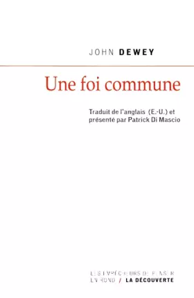 Couverture du produit · Une foi commune