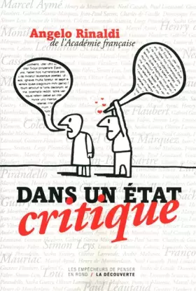 Couverture du produit · Dans un état critique