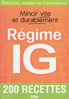 Couverture du produit · Régime IG : Mincir vite et durablement