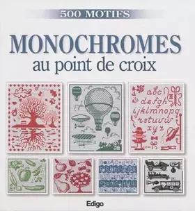 Couverture du produit · Monochromes au point de croix