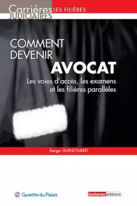 Couverture du produit · Comment devenir avocat