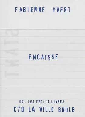 Couverture du produit · Encaisse