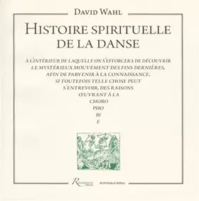 Couverture du produit · HISTOIRE SPIRITUELLE LA DANSE