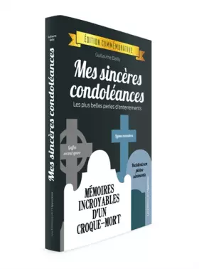 Couverture du produit · Mes sincères condoléances - édition commémorative