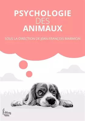 Couverture du produit · Psychologie des animaux