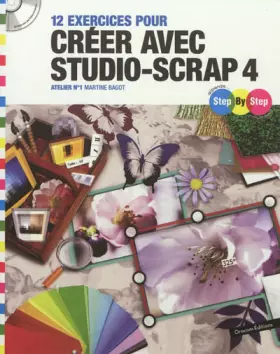 Couverture du produit · 12 exercices pour créer avec Studio-Scrap 4