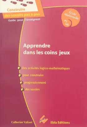 Couverture du produit · Apprendre dans les coins jeux