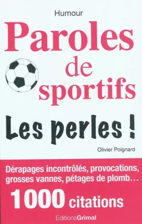 Couverture du produit · Paroles de sportifs : Les Perles