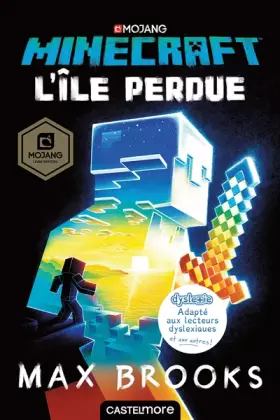 Couverture du produit · Minecraft officiel : L'Île perdue (version dyslexique)