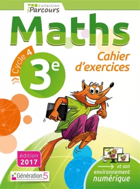 Couverture du produit · Cahier d'Exercices Iparcours Maths Cycle 4 - 3e (2017)