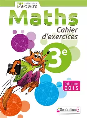 Couverture du produit · Cahier d'Exercices Iparcours Maths 3e