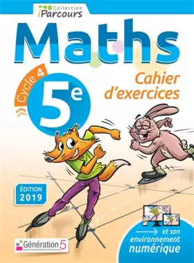 Couverture du produit · Cahier d'Exercices iParcours Maths 5e (2019)