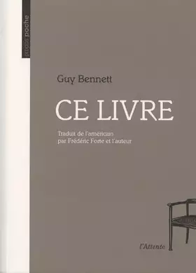 Couverture du produit · Ce livre