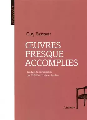 Couverture du produit · Oeuvres presque accomplies