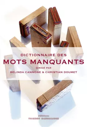 Couverture du produit · Dictionnaire des mots manquants