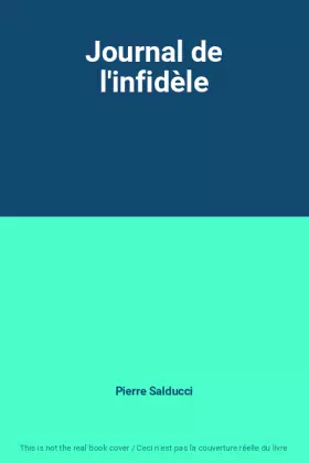 Couverture du produit · Journal de l'infidèle