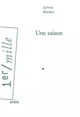 Couverture du produit · Une saison
