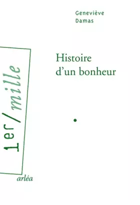 Couverture du produit · Histoire d'un bonheur