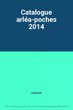 Couverture du produit · Catalogue arléa-poches 2014