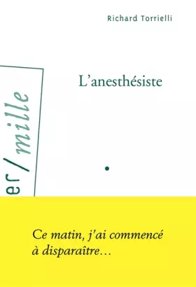Couverture du produit · L'Anesthésiste