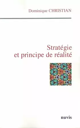Couverture du produit · Stratégie et principe de réalité