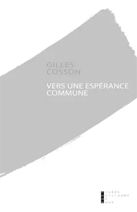 Couverture du produit · Vers une espérance commune