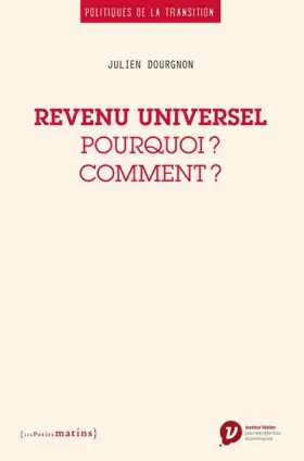 Couverture du produit · Revenu universel - Pourquoi ? Comment ?