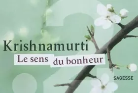 Couverture du produit · Le sens du bonheur