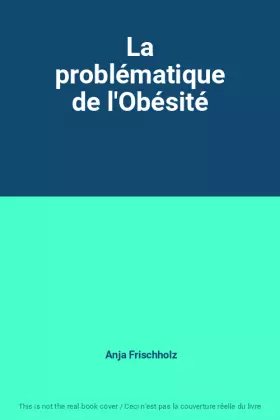 Couverture du produit · La problématique de l'Obésité
