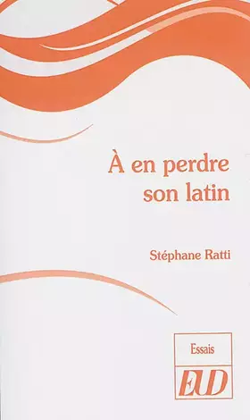 Couverture du produit · A en perdre son latin