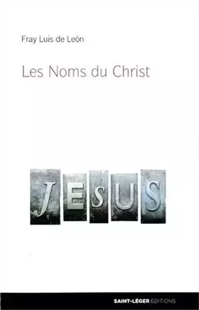 Couverture du produit · Les noms du Christ