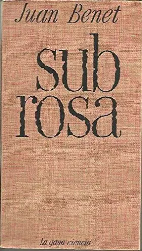 Couverture du produit · Sub rosa