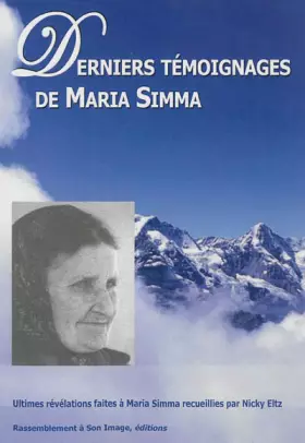 Couverture du produit · Derniers témoignages de Maria Simma