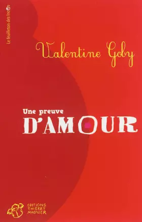 Couverture du produit · Une preuve d'amour