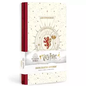 Couverture du produit · Harry Potter constellations : pack de 3 cahiers Gryffondor
