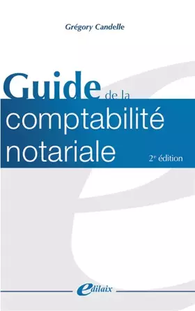 Couverture du produit · Guide de la comptabilité notariale