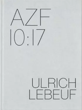 Couverture du produit · Azf 10-17