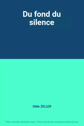 Couverture du produit · Du fond du silence