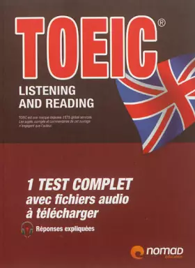 Couverture du produit · TOEIC listening and reading