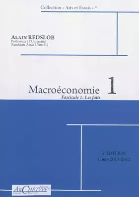 Couverture du produit · Macroéconomie 1