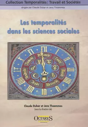 Couverture du produit · Les temporalités dans les sciences sociales