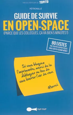 Couverture du produit · Guide de survie en open-space