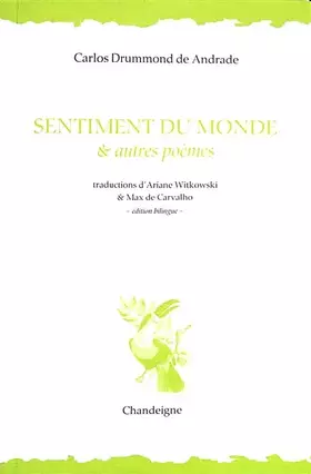 Couverture du produit · Sentiment du monde & autres poèmes