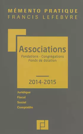 Couverture du produit · MEMENTO ASSOCIATIONS 2014-2015