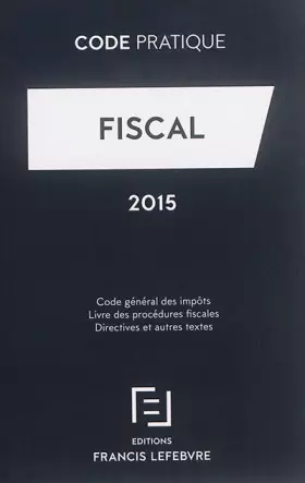 Couverture du produit · Code Fiscal 2015